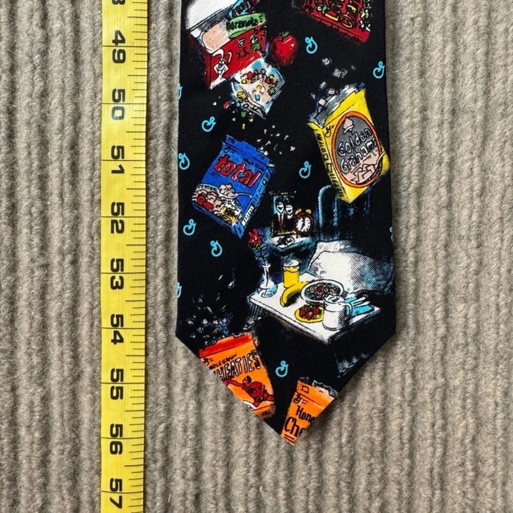 General Mills Cereal Silk Tie Wheaties Cheerios Total Golden Grahams Novelty